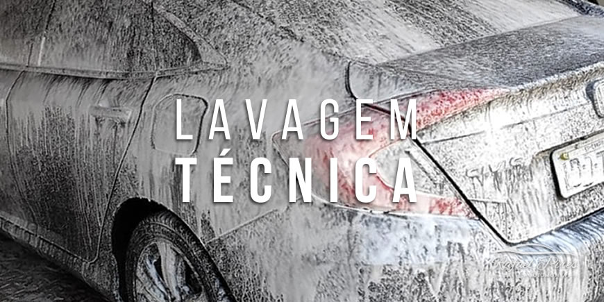 Lavagem Técnica (ecológica), consiste em uma limpeza do veículo com pouca água, feita com produtos específicos para esse processo. | Rafael Pires Estética Automotiva