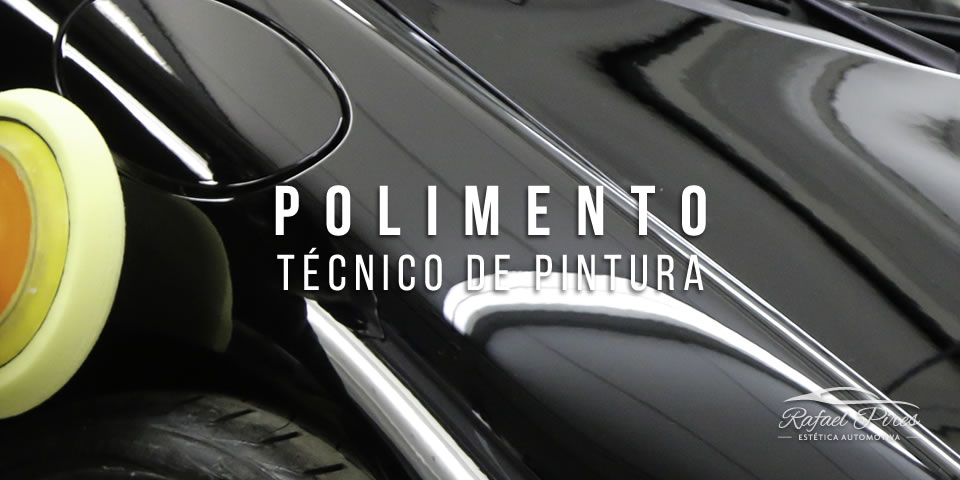 Polimento Técnico (ecológica), consiste em uma limpeza do veículo com pouca água, feita com produtos específicos para esse processo. | Rafael Pires Estética Automotiva